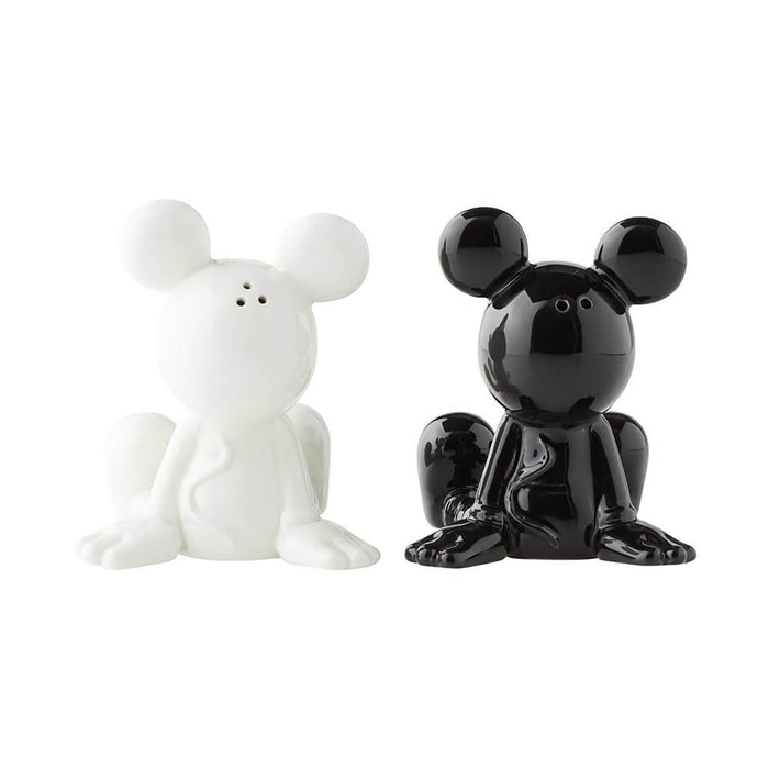 Black & White Mickey Salt & Pepper Shaker Set