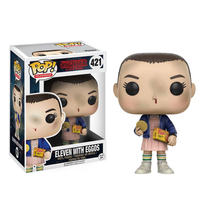 Stranger Things - Eleven with Eggos Pop! Vinyl Figure | Cookie Jar - Home of the Coolest Gifts, Toys & Collectables