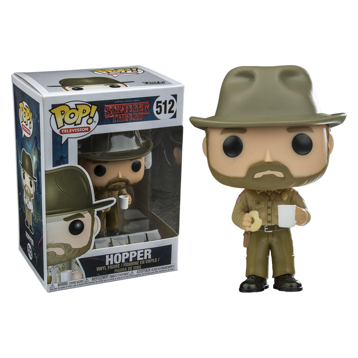 Stranger Things - Hopper Pop! Vinyl Figure | Cookie Jar - Home of the Coolest Gifts, Toys & Collectables