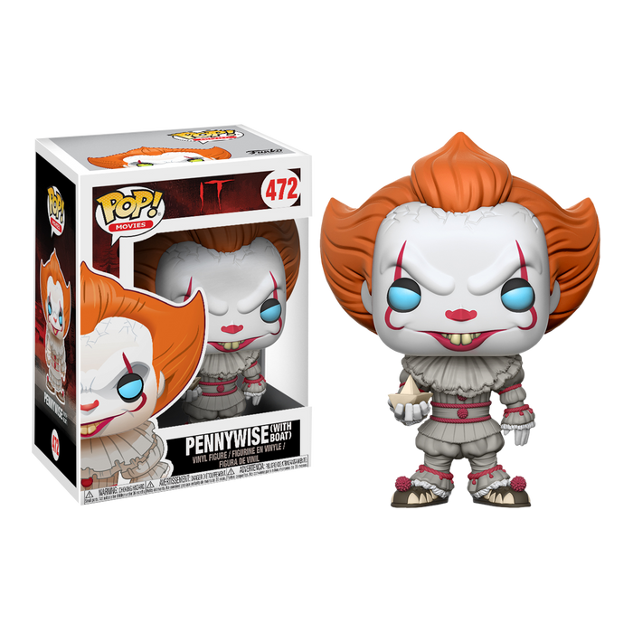 IT (2017) - Pennywise with Boat Pop! Vinyl Figure | Cookie Jar - Home of the Coolest Gifts, Toys & Collectables