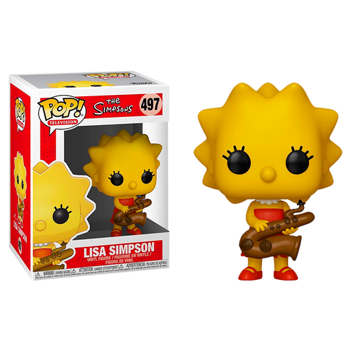 The Simpsons - Lisa with Saxophone Pop! Vinyl Figure | Cookie Jar - Home of the Coolest Gifts, Toys & Collectables
