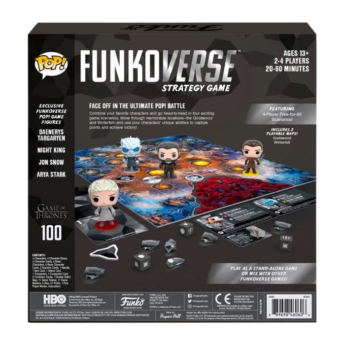 Funkoverse - Game of Thrones 100 4pk Board Game