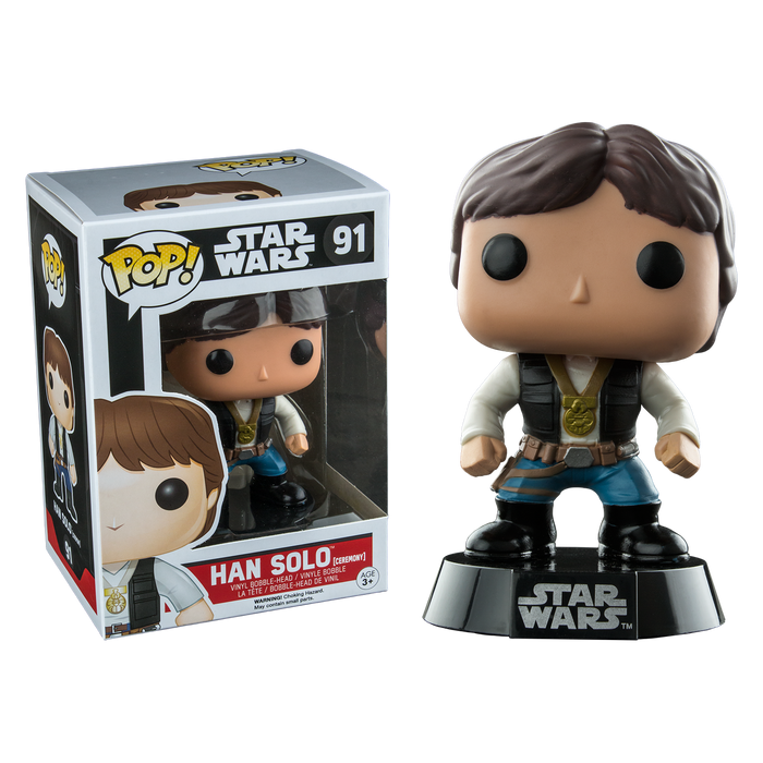 Star Wars - Han Solo Ceremony US Exclusive Pop! Vinyl Figure | Cookie Jar - Home of the Coolest Gifts, Toys & Collectables