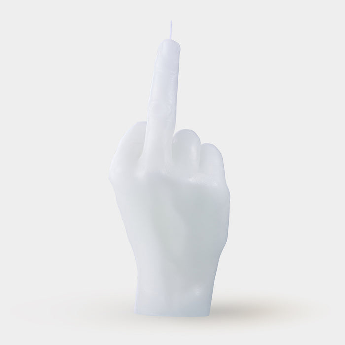 F*ck You Candle Hand - White