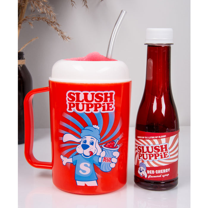 Slush Puppie - Making Cup & Red Cherry Syrup Set