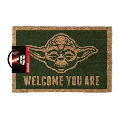 Star Wars - Yoda Welcome You Are Doormat | Cookie Jar - Home of the Coolest Gifts, Toys & Collectables