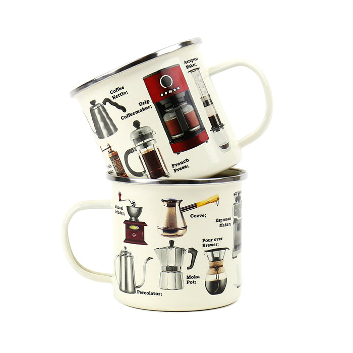 Coffee - Enamel Mug