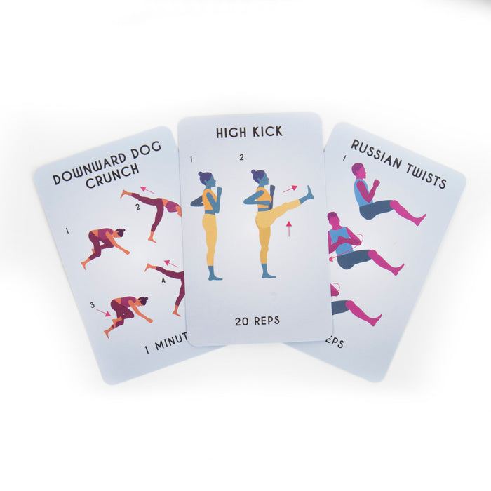 100 Get Fit Exercises Cards