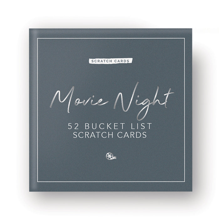 Movie Night Bucket List Scratch Cards