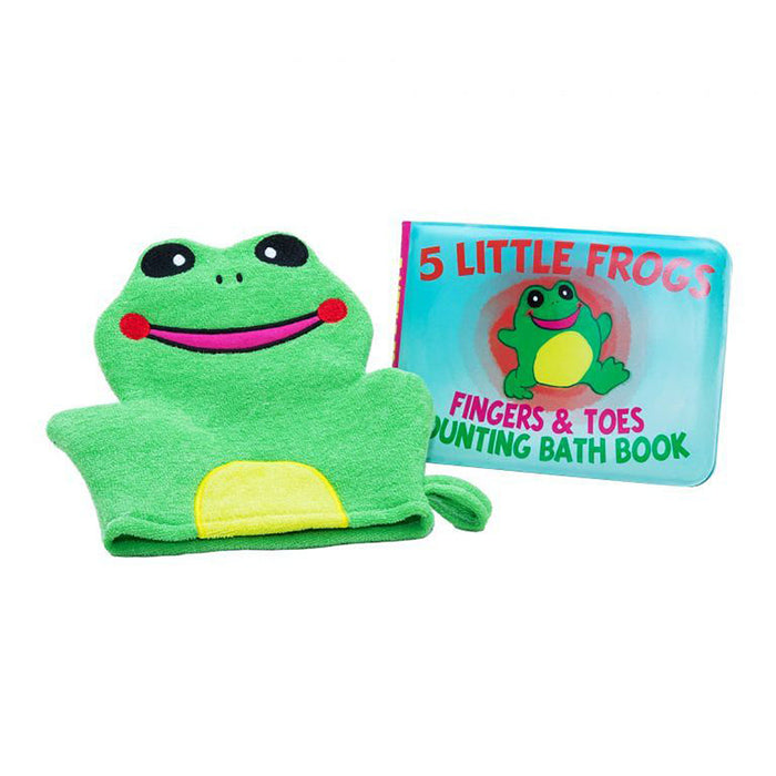 Bath Book & Mitt - Frog