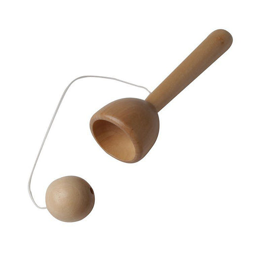 Wooden Cup and Ball Game