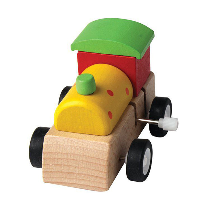 Wind Up Wooden Train