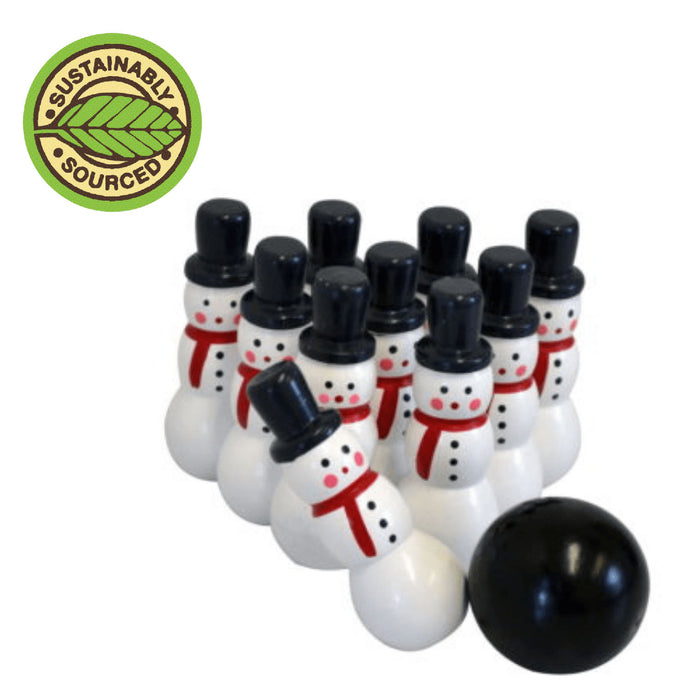 Snowman Bowling
