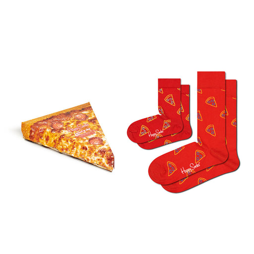 Happy Socks: Kids Pizza Socks Mini & Me Gift Set 2-Pack (0-12m)