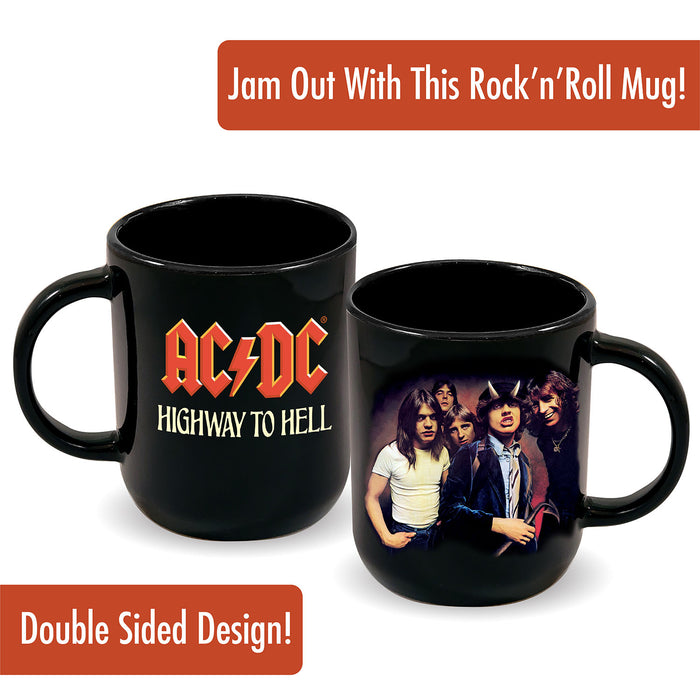 AC/DC - Highway to Hell Ceramic Black Cappuccino Ceramic Mug