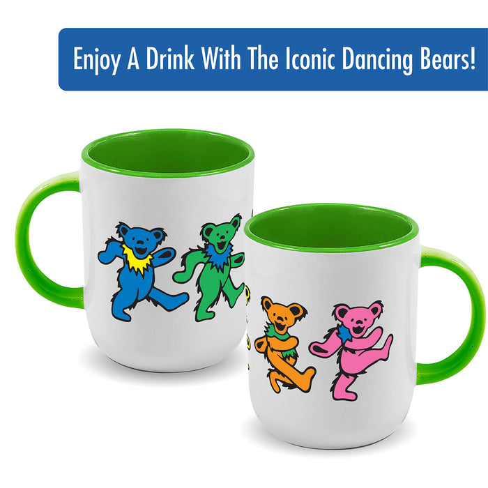 Grateful Dead - Dancing Bears Cappuccino Mug