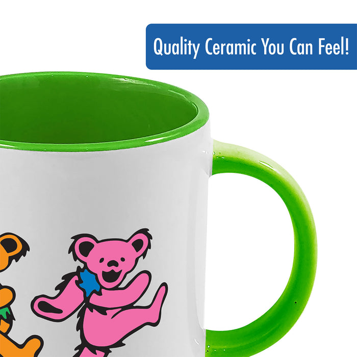 Grateful Dead - Dancing Bears Cappuccino Mug