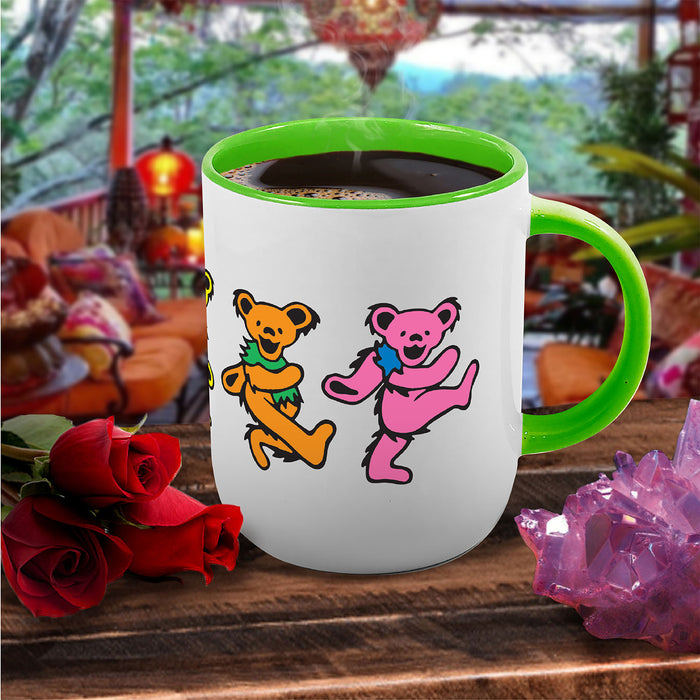 Grateful Dead - Dancing Bears Cappuccino Mug