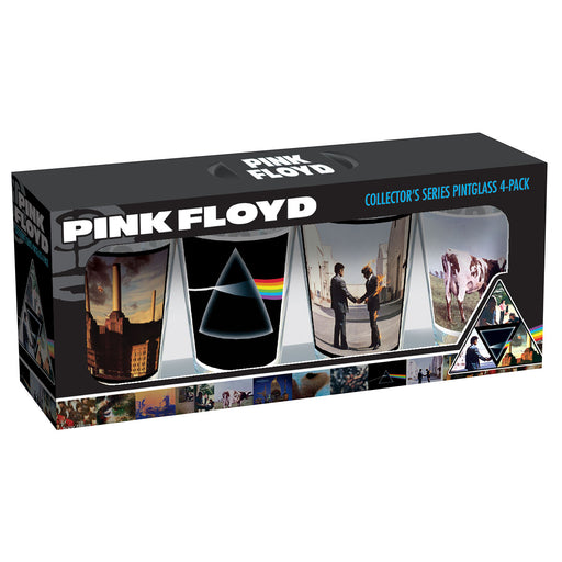 Pink Floyd Album Covers Pint Glasses - 4 Pack