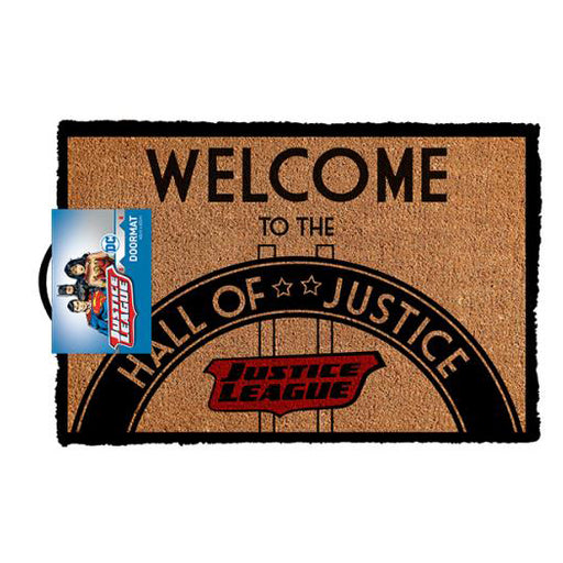 DC Comics - Hall of Justice Doormat | Cookie Jar - Home of the Coolest Gifts, Toys & Collectables