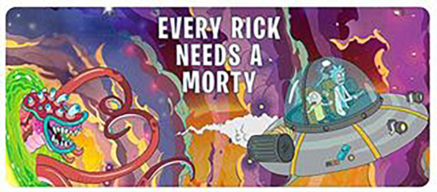 Rick & Morty - Space Portal - XXL Gaming Mat