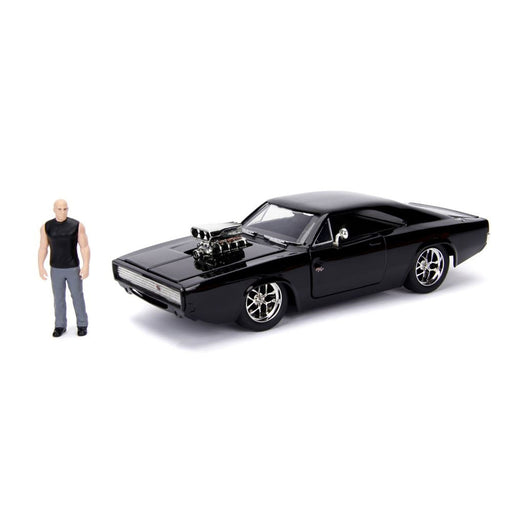 1:24 F&F Dom w/1970 Dodge Charger - Fast n Furious Movie