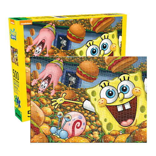 SpongeBob SquarePants - Cast 500pc Puzzle | Cookie Jar - Home of the Coolest Gifts, Toys & Collectables