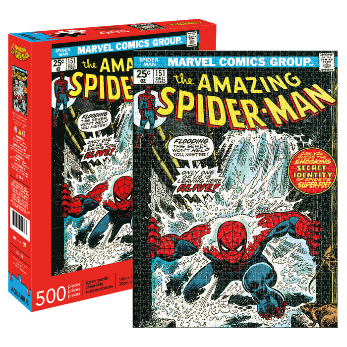 Marvel - Spider-Man Cover 500pc Puzzle | Cookie Jar - Home of the Coolest Gifts, Toys & Collectables