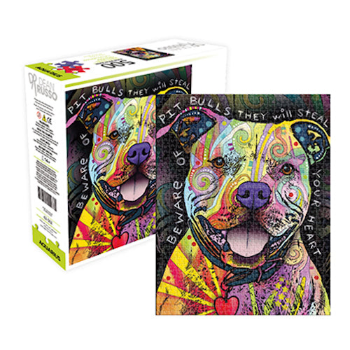 Dean Russo - Pit Bull 500pc Aquarius Select Puzzle | Cookie Jar - Home of the Coolest Gifts, Toys & Collectables
