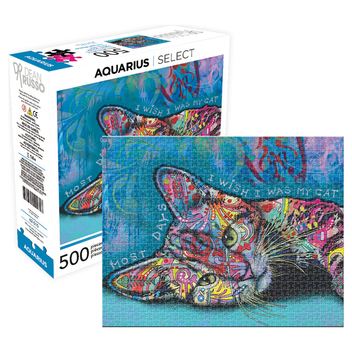Dean Russo - Cat 500pc Puzzle | Cookie Jar - Home of the Coolest Gifts, Toys & Collectables