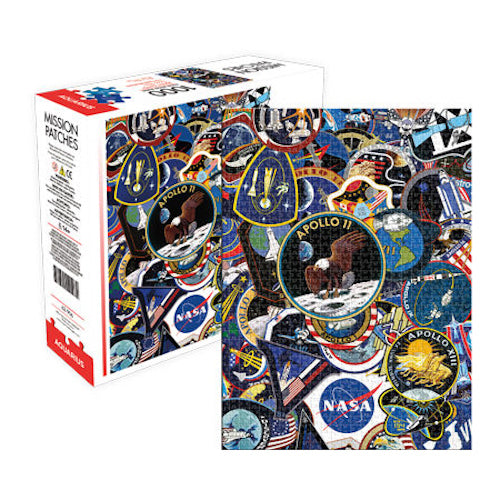 NASA Mission Patches 1,000pc Puzzle | Cookie Jar - Home of the Coolest Gifts, Toys & Collectables
