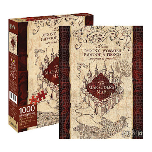 Harry Potter - Marauders Map 1000pc Puzzle | Cookie Jar - Home of the Coolest Gifts, Toys & Collectables