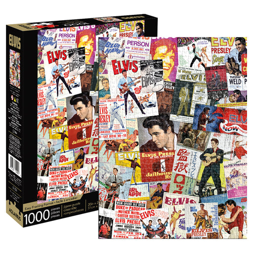 Elvis - Movie Poster Collage 1000pc Puzzle | Cookie Jar - Home of the Coolest Gifts, Toys & Collectables