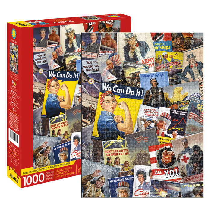 Smithsonian - War Posters Collage 1000pc Puzzle