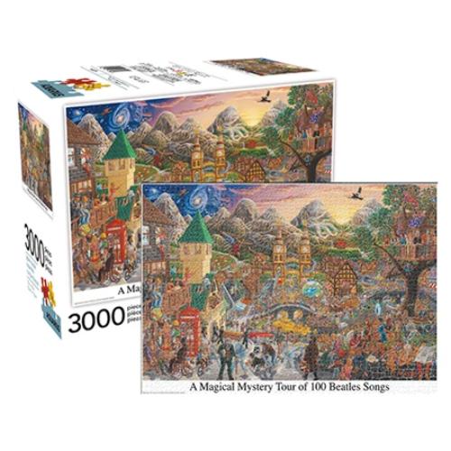 A Magical Mystery Tour of 100 Beatles Songs 3000pc Puzzle | Cookie Jar - Home of the Coolest Gifts, Toys & Collectables