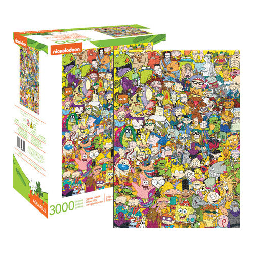 Nickelodeon 90's Collage 3000pc Puzzle | Cookie Jar - Home of the Coolest Gifts, Toys & Collectables
