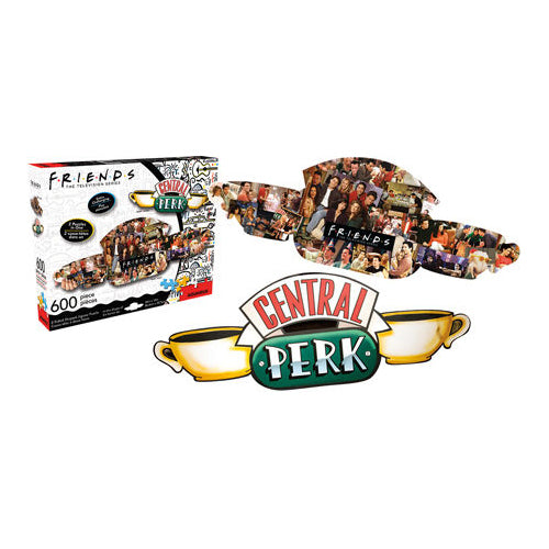 Friends - Central Perk Logo & Collage 600pc Double-Sided Puzzle | Cookie Jar - Home of the Coolest Gifts, Toys & Collectables