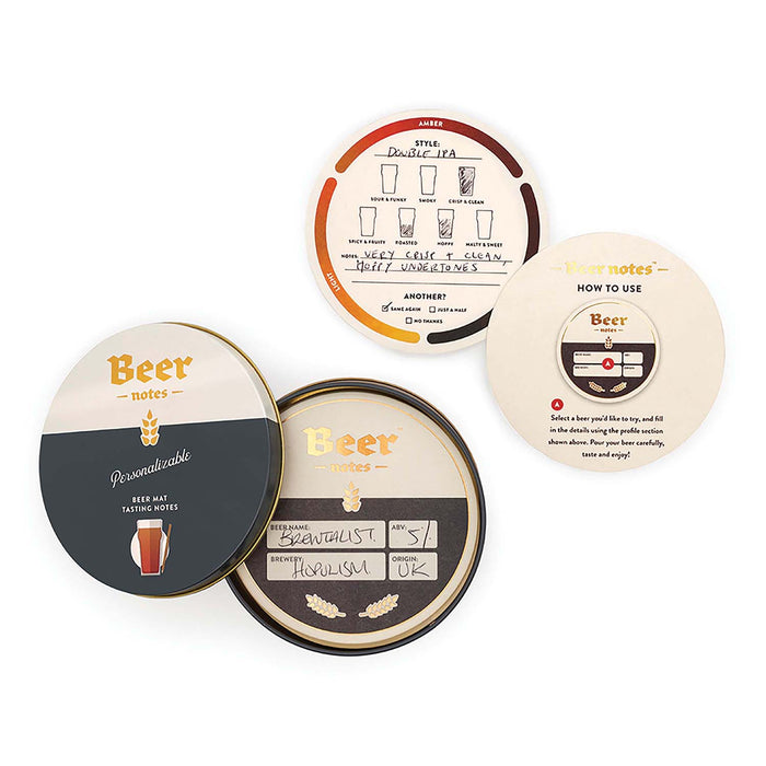 Beer Notes - Beer Mat Tasting Notes