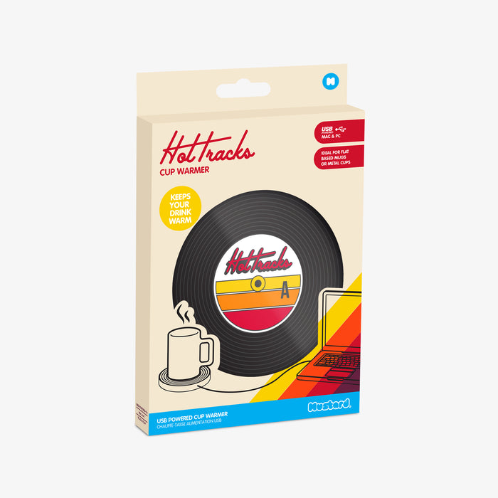 Mustard - Hot Tracks Vinyl Record USB Cup Warmer | Cookie Jar - Home of the Coolest Gifts, Toys & Collectables