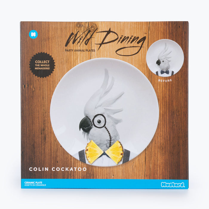 Mustard - Wild Dining - Colin Cockatoo Ceramic Dinner Plate