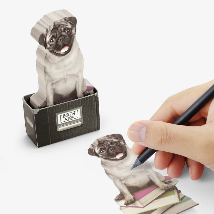 Mustard - Dog In A Box Sticky Notes (150 sheets)