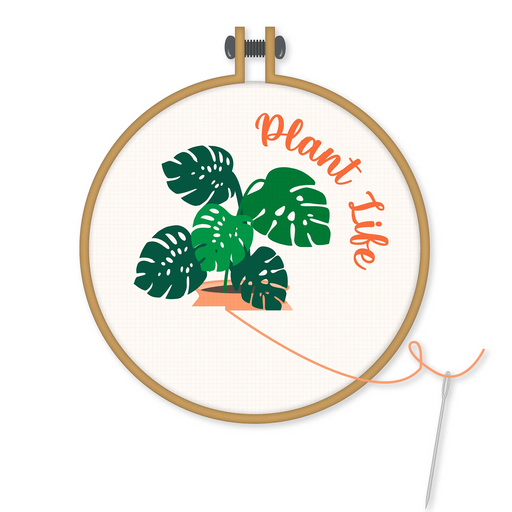 Plant Life Cross Stitch Kit