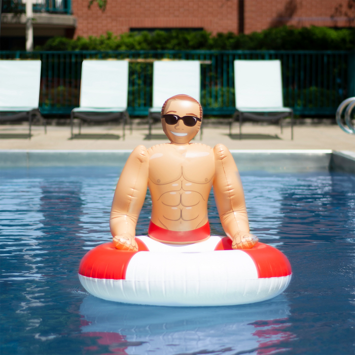 Drinking Buddies - Inflatable Hunk Pool Ring