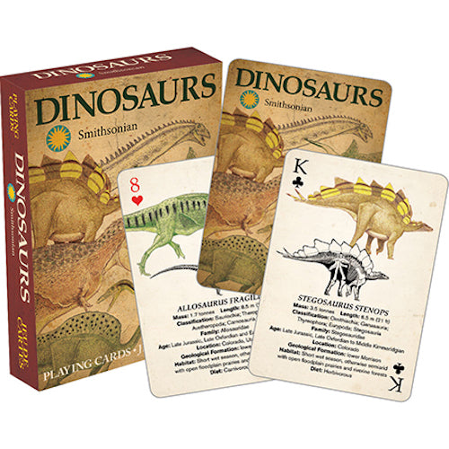 Smithsonian - Dinosaurs Playing Cards | Cookie Jar - Home of the Coolest Gifts, Toys & Collectables