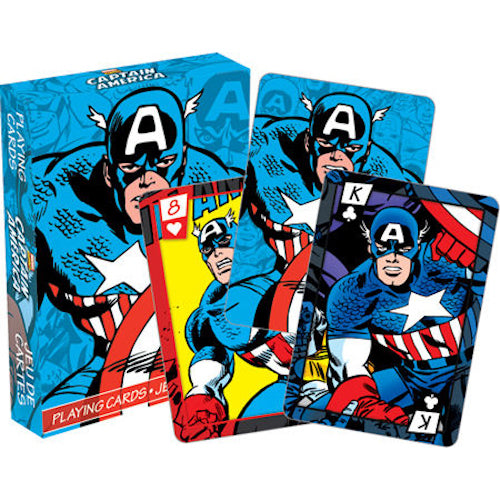 Marvel - Captain America Comics Playing Cards | Cookie Jar - Home of the Coolest Gifts, Toys & Collectables