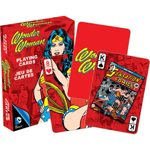 DC Comics WonderWoman Retro Playing Cards | Cookie Jar - Home of the Coolest Gifts, Toys & Collectables