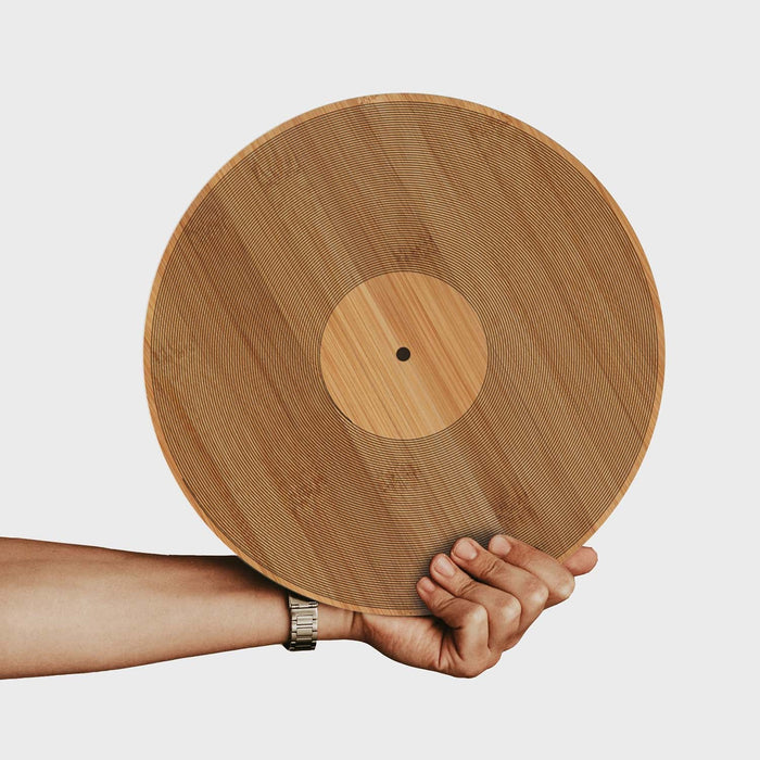 12 Inch Record Bamboo Chopping Board