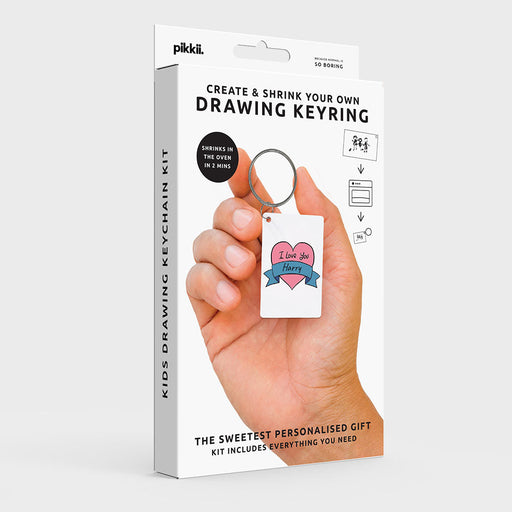Kids Drawing Shrink Keyring Kit