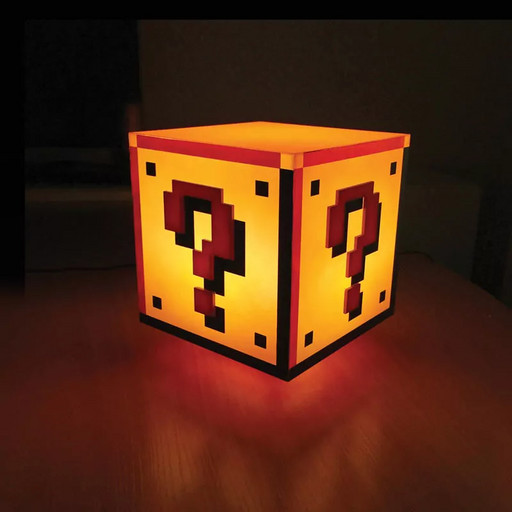 Super Mario Bros. Question Block Light | Cookie Jar - Home of the Coolest Gifts, Toys & Collectables