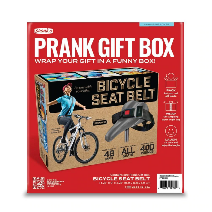 PRANK-O Prank Gift Box - Bicycle Seat Belt